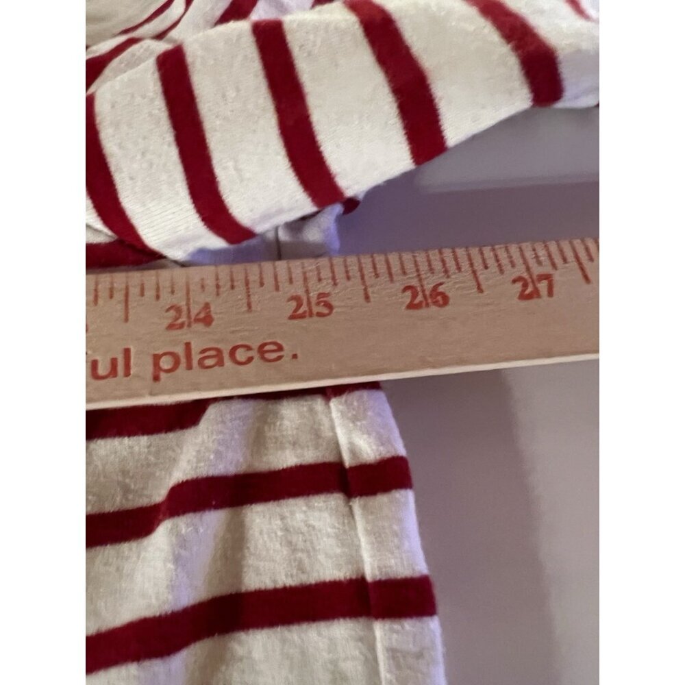 Talbots Authentic boatneck nautical french preppy long slv tshirt embroidered 3X - Picture 7 of 9